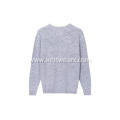 Men's Knitted Shaker Stitch Spray Color Oversize Pullover